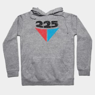 225 Aussie Valiant Badge (Worn Full Color) Hoodie